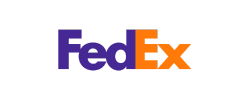 Logotyp FedEx kolorowy