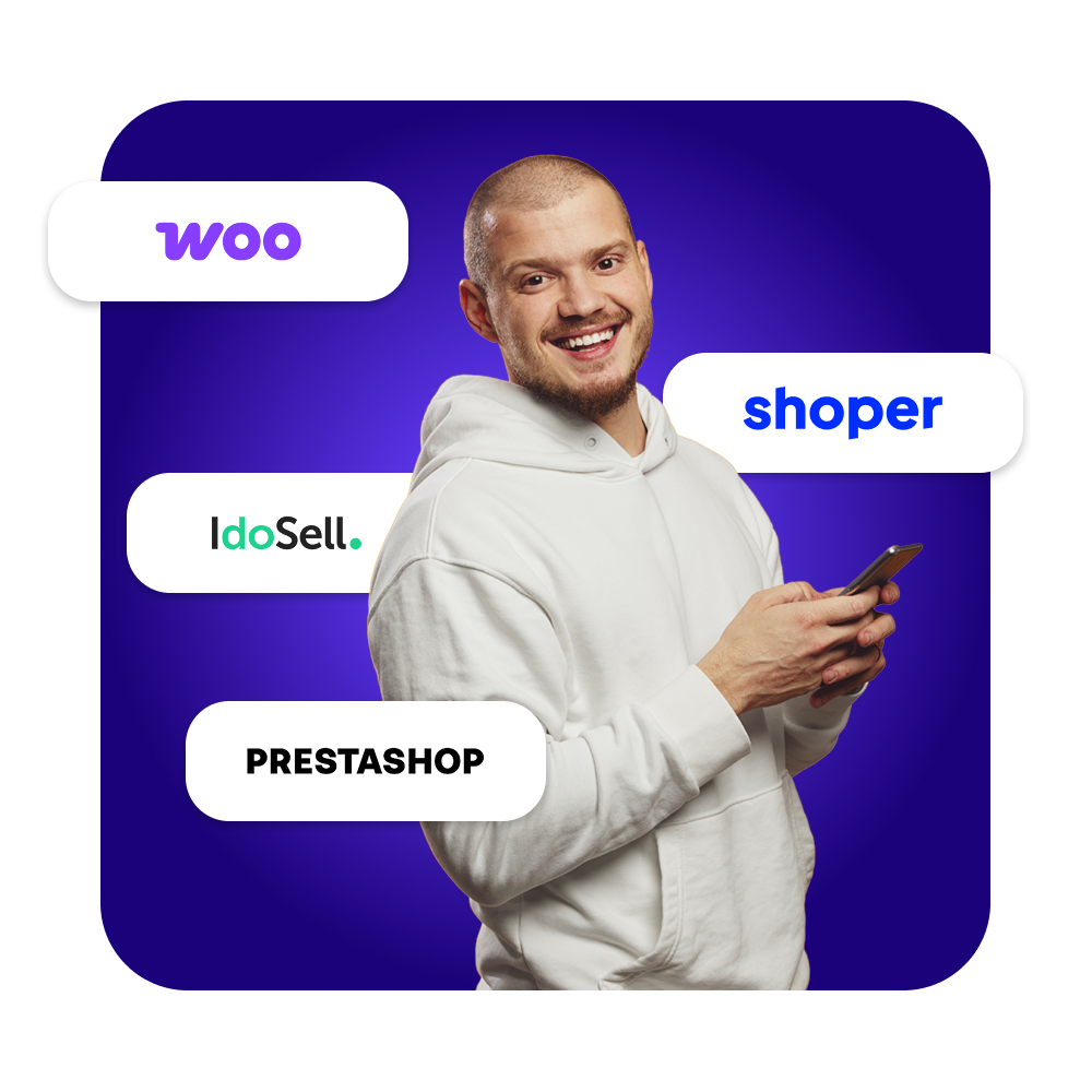Z Apilo obsłużysz sklepy internetowe IdoSell, Shoper, PrestaShop i WooCommerce